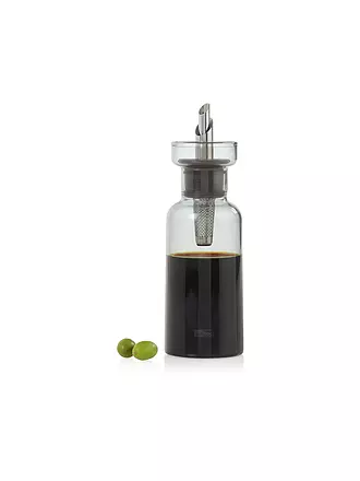 AD HOC | Essig- oder Ölspender AROMA POUR 120ml Grau/Glas/Edelstahl | 
